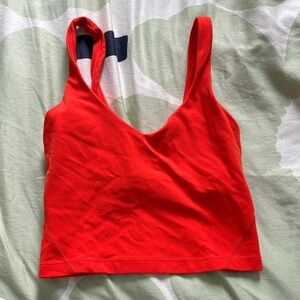 Lululemon Sonic Orange Align Tank